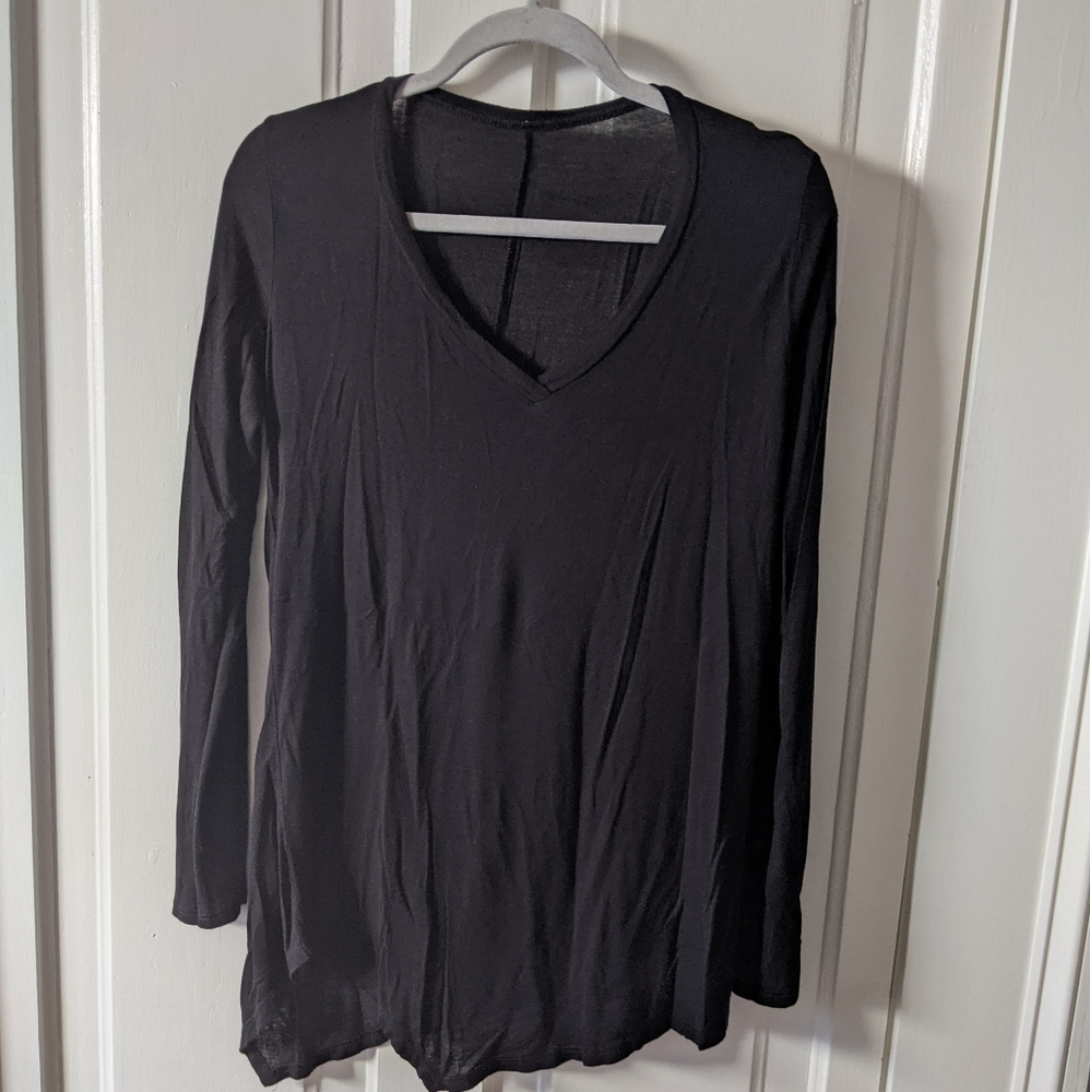 Assymetrical Tunic V-Neck Top